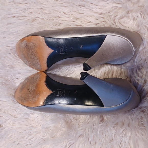 YSL vintage  satin  heels - Picture 6 of 15